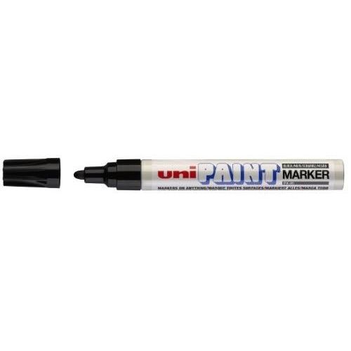 Uni-Ball Lot De 12 Marqueurs Permanent Paint Px-20, Noir