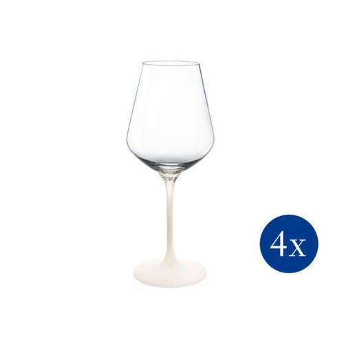 Villeroy & Boch - Manufacture Rock Blanc Verre À Vin Rouge, Set 4 Pcs - Blanc