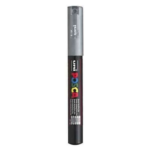 Uni-Ball Lot De 3 Marqueurs Peinture Posca Pc-1mc, Argent