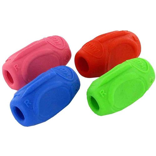 Wedo Lot De 3 Aides Écriture (Guide Doigt) Grip Bleu,Vert, Rouge Ou Rose