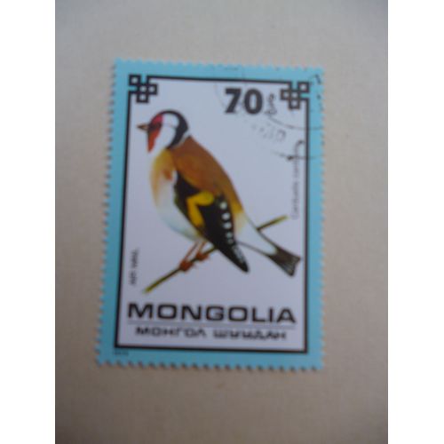 Timbre "Mongolie 1979 :Carduelis Carduelis".