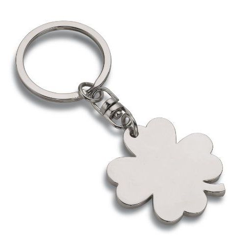 Porte-Clés Trèfle À 4 Feuilles, En Métal
