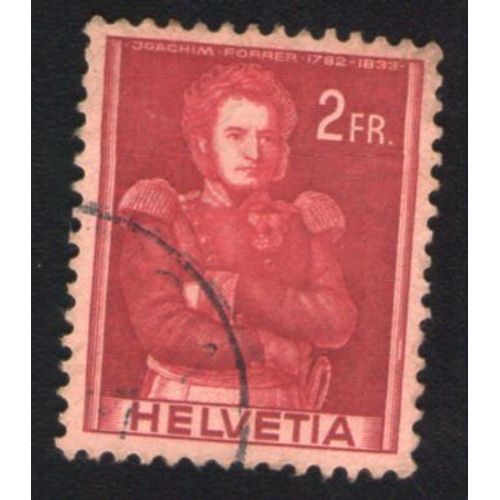 Suisse 1941 Oblitéré Rond Used Colonel Joachim Forrer