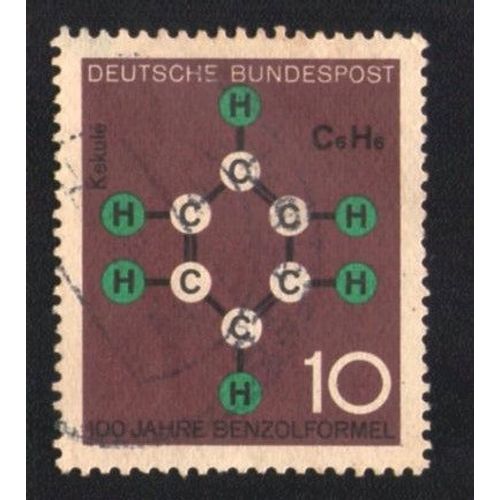 Allemagne 1964 Oblitéré Rond Used 100 Ans De La Formule De Benzène