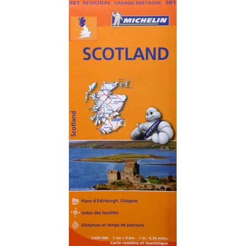 Carte Michelin Ecosse Scotland N°501