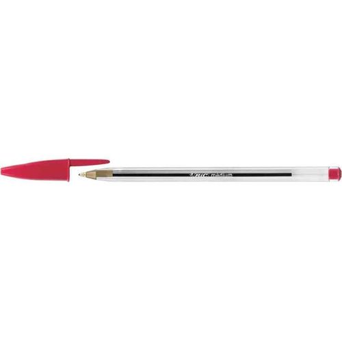 Bic Lot De 3 Stylos À Bille Cristal Médium Rouge