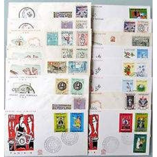 50 Fdc/1er Jour - Communaute Francaise