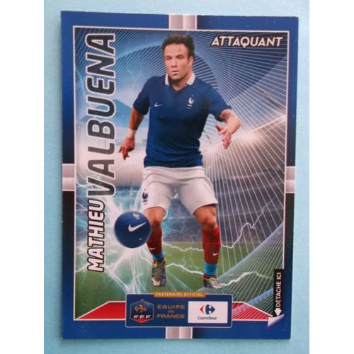 Carte Football "Equipe De France 2014" N°23/24 (Carrefour)