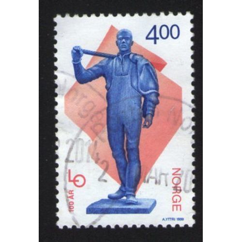 Norvège 1999 Oblitéré Rond Used Syndicats Lo Norwegian Confederation Of Trade Unions