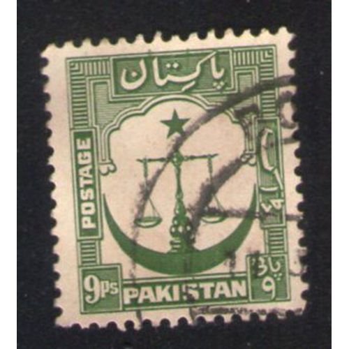Pakistan 1948 Oblitéré Rond Used Stamp Scales Of Justice Balance De La Justice