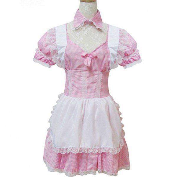 robe rose blanche