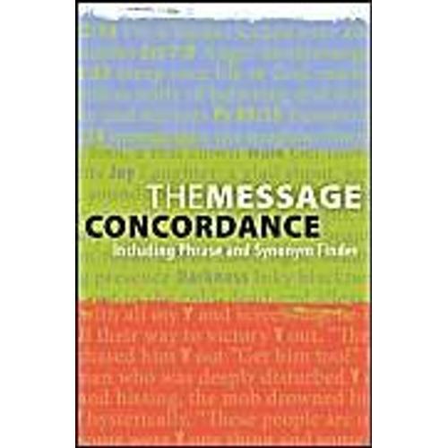 The Message Concordance: Including Phrase And Synonym Finder