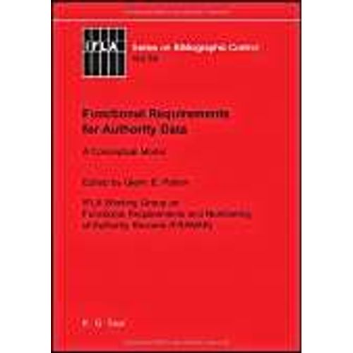 Functional Requirements For Authority Data
