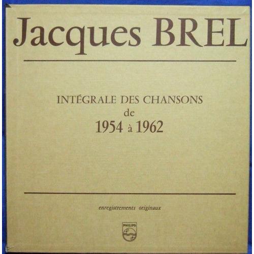 Integrale Des Chansons De 1954 À 1962