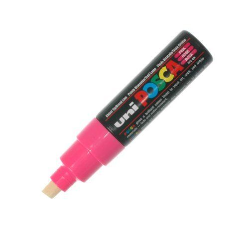 Uni-Ball Lot De 3 Marqueurs Peinture Posca Pc-8k, Rose