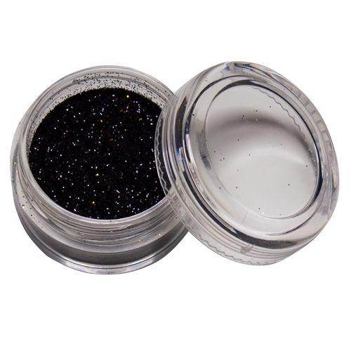 Paillettes Glitter Corporelles Noires Ladot - Accessoire Beaute Maquillage Pour Corps Visage Noir