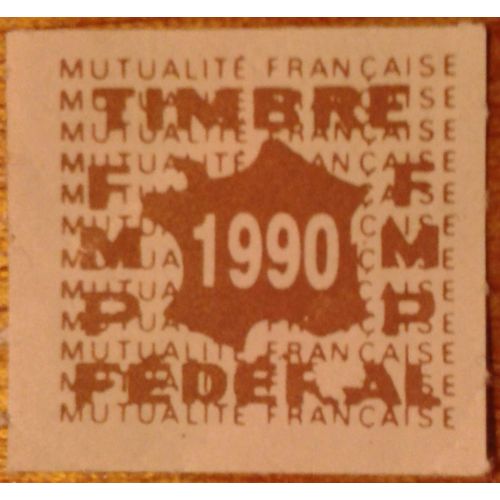 Timbre Fédéral Fmp 1990 Mutualité Française