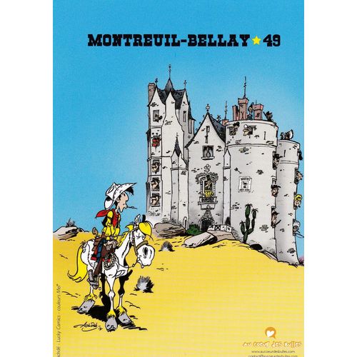 Carte Postale Achde Festival Bd Montreuil Bellay 2014 (Lucky Luke..)