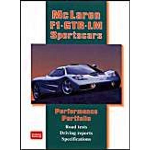 Mclaren F1, Gtr, Lm Sportscars Performance Portfolio