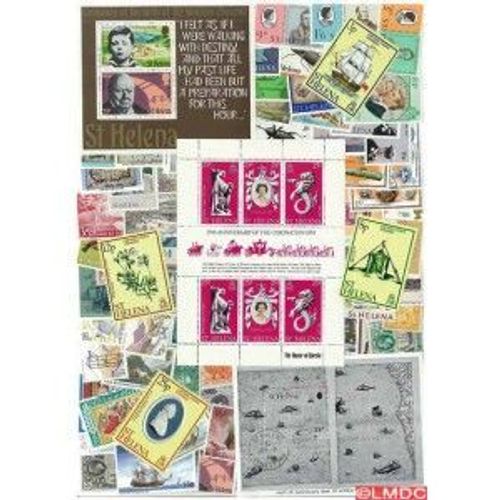 Ste Helene - 25 Timbres Collection Différents