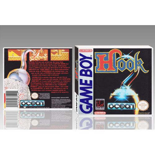 Boitier Du Jeu " Hook ", Game Boy, Nintendo, Pal Fr. Hd. Sans Le Jeu.