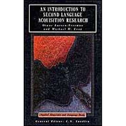 An Introduction To Second Language Acquisition Research