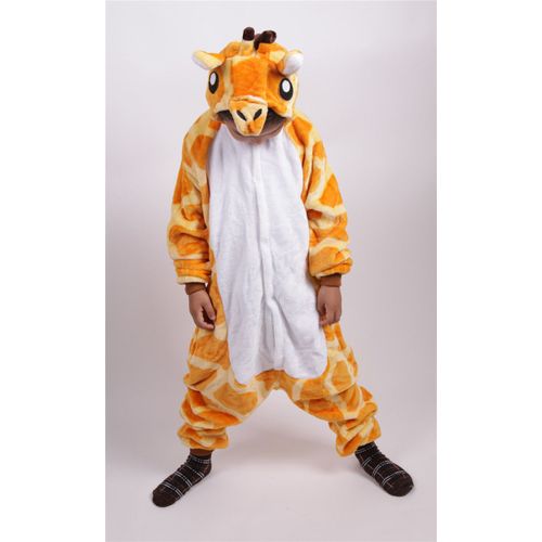 Costume Combinaison Animal Animaux Girafe Kigurumi Pyjama Onesie Mignon Kawaii Mascotte Peluche Confort Enfants Unisexe Carnaval Spectacle Halloween Black Sugar Déguisements Cosplay Anime Manga Paris