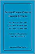 Dekalb County, Georgia, Probate Records