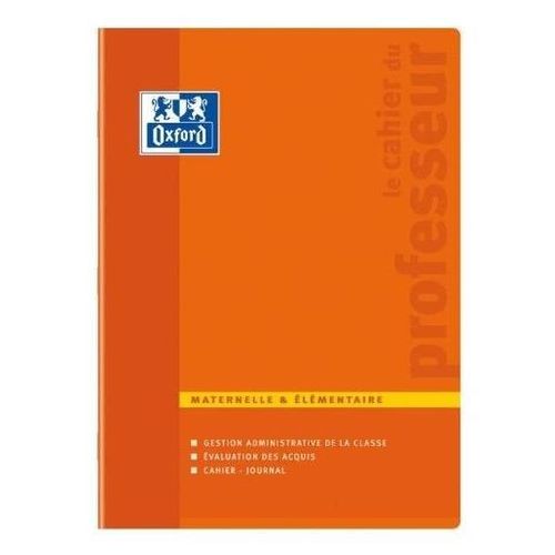 Oxford Lot De 10 Cahiers Professeurs Marternelle & Elementaire 24x32 Cm 100 Pages