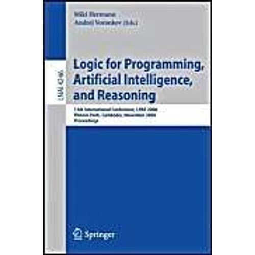 Logic For Programming, Artificial Intelligence, And Reasoning