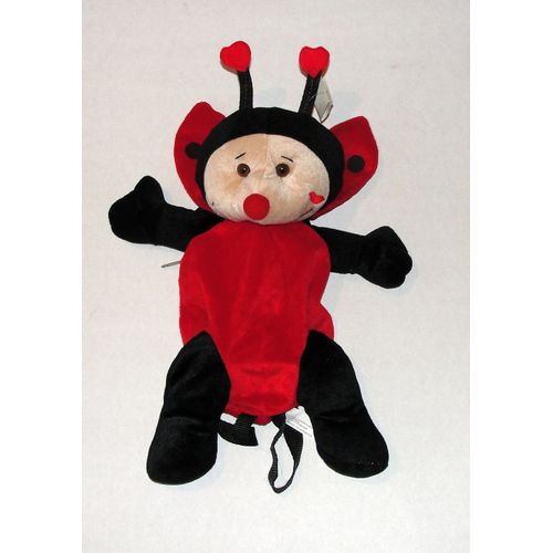 Coccinelle Peluche Range Pyjama Sac A Dos 38 Cm
