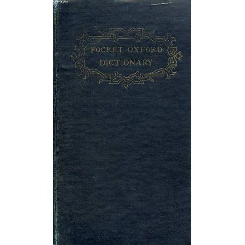 The Pocket Oxford Dictionary