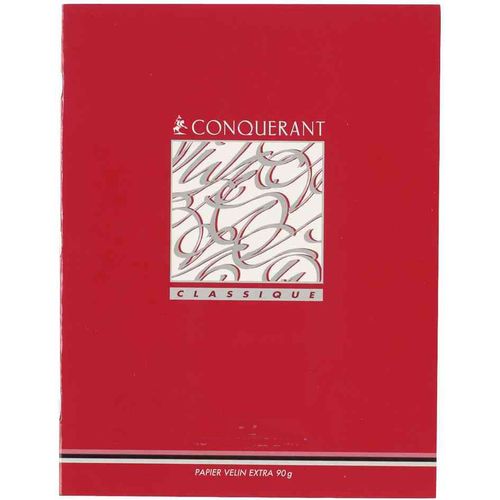 Conquerant Classique Lot De 10 Cahiers 90g Carte Vernie Piqûre 17x22 Cm 60 Pages Seyes