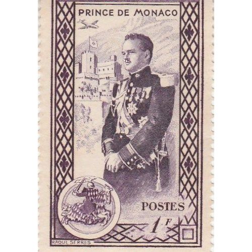 Timbre Rainier 3   Prince De Monaco  1 F