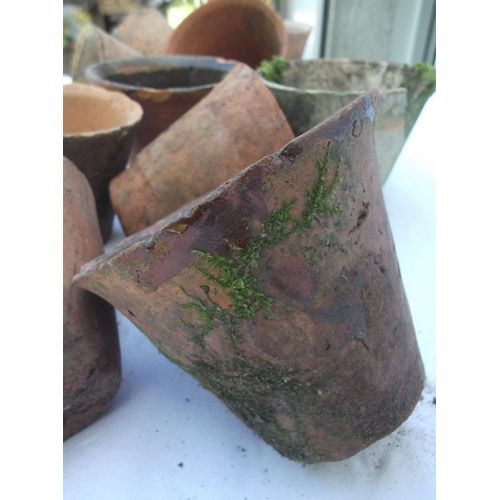 Pots Anciens En Terre Cuite De Résinier Fait Main Des Années 1840 A 1950