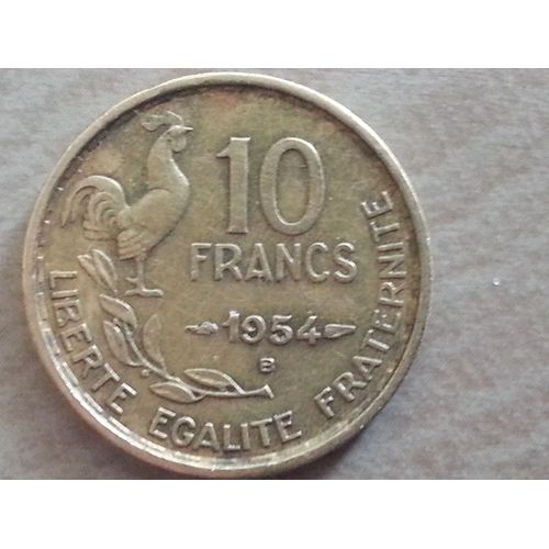 10 Francs Guiraud 1954 B