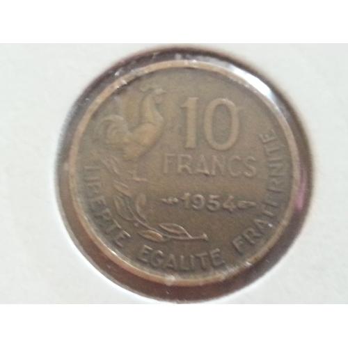 10 Francs Guiraud 1954 Très Très Rare