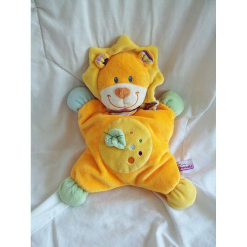 Doudou Lion Jaune By Pommette