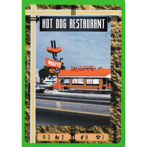 Carte - Sim City - The Card Game - Hot Dog Restaurant - Vo