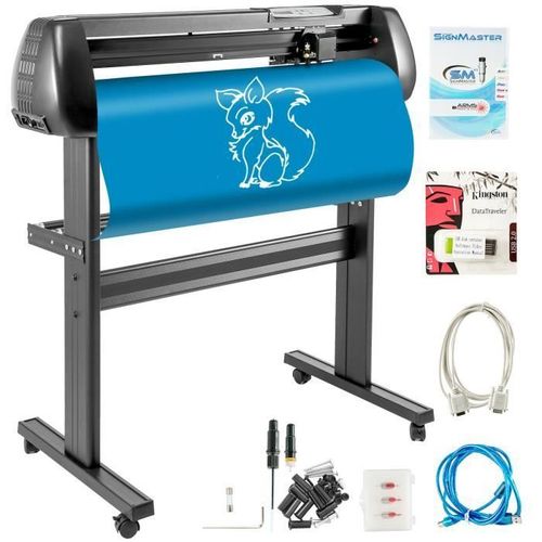 Vinyle Plotter de Découpe - VEVOR - 870mm - Vitesse Réglable