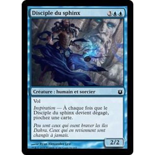 Foil Disciple Du Sphinx - Magic Mtg - Créations Divines