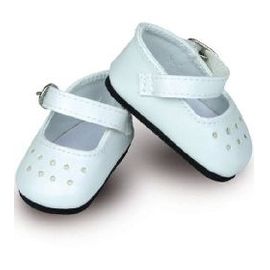 Chaussures À Bride Blanches Poupée 39/40cm (39/40 Cm)