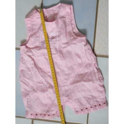 Combinaison 3 Mois Rose