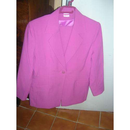 Tailleur Jupe Taille À Plat De La Jupe 38 Cm.100% Polyester.