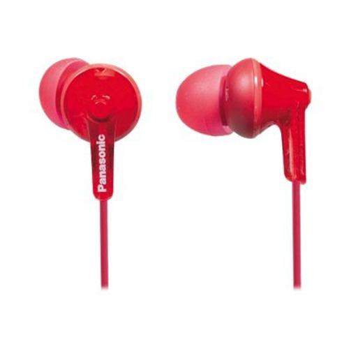 Panasonic RP-HJE125E-R - Ergofit - écouteurs - intra-auriculaire - filaire - jack 3,5mm - rouge