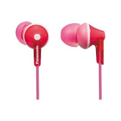 Panasonic RP-HJE125E-P - Ergofit - écouteurs - intra-auriculaire - filaire - jack 3,5mm - rose