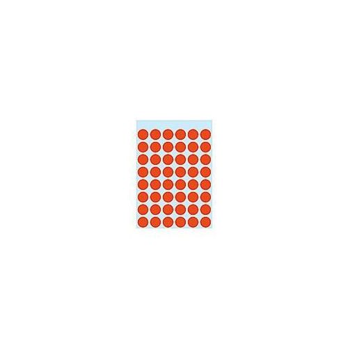 Herma Lot De 12 Paquets De 240 Étiquettes Multi-Usages, Diamètre: 12 Mm, Rouge