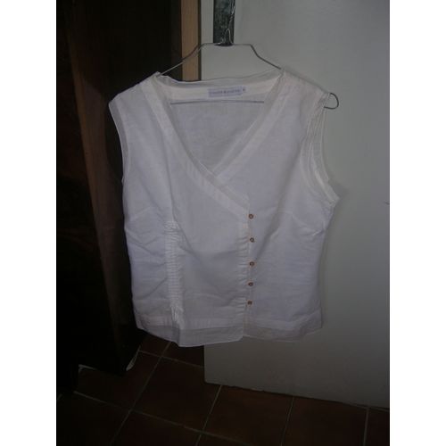 Cache-Coeur Taille 4 Cache-Cache 55% Lin 45% Coton.