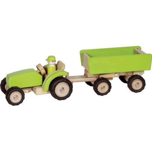 Tracteur Avec Remorque Vert