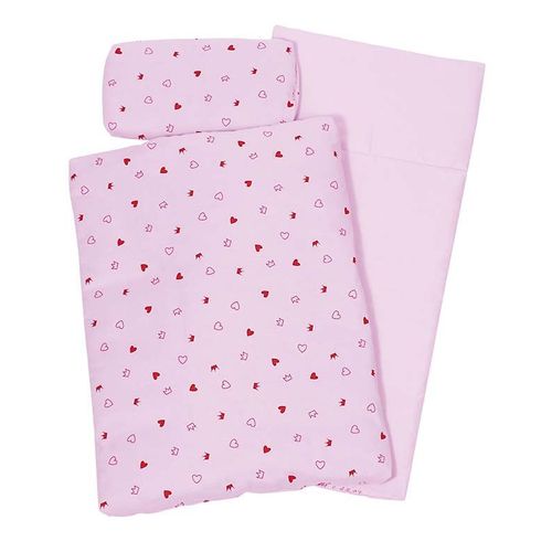 Goki - 2040738 - Accessoire Pour Poupée - Literie - Coeur/Couronne